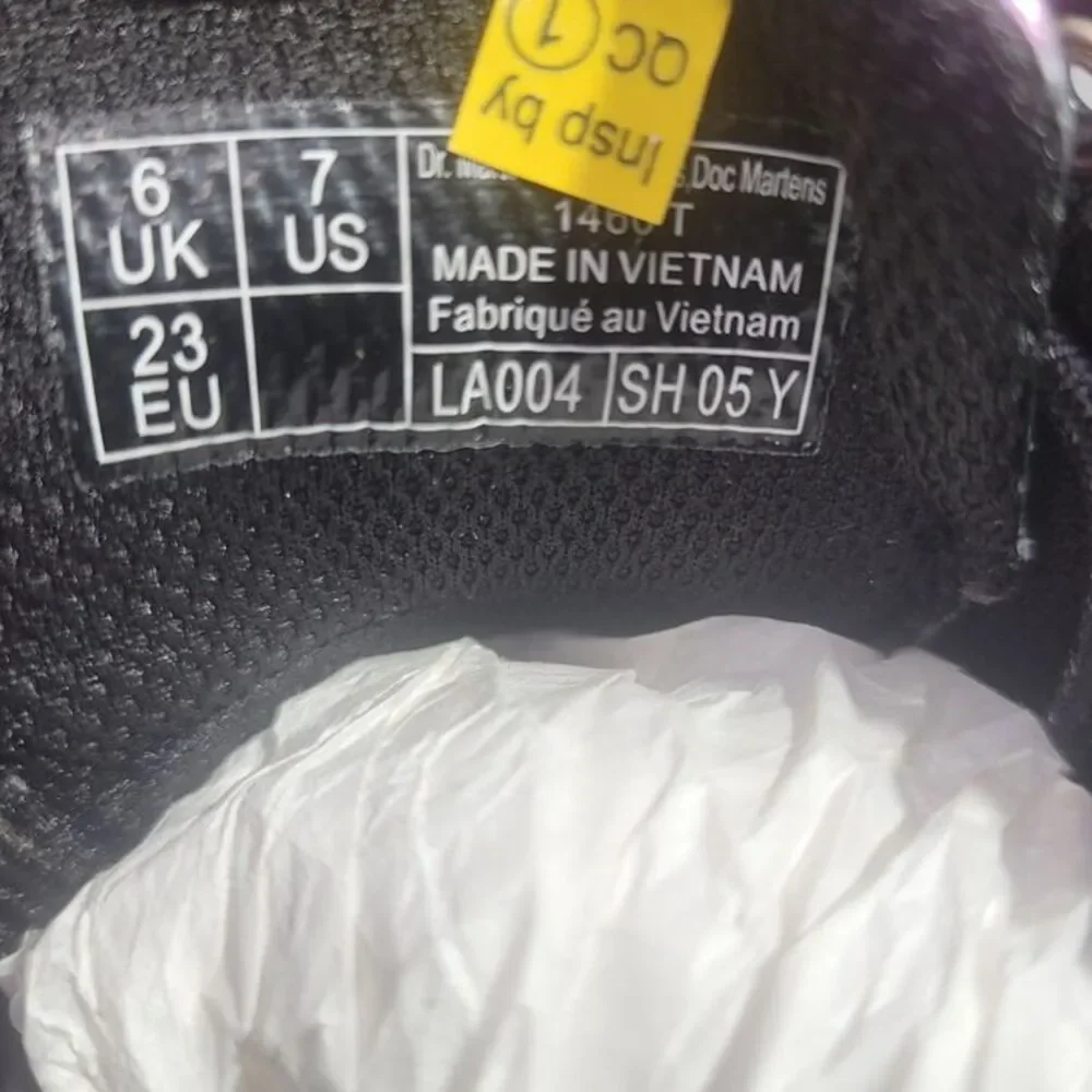 Dr Martens 1460 T Multicolor Leather Combat Boots Toddler Size US 7 EU 23